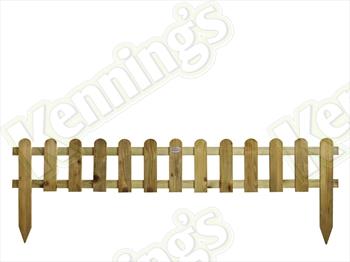 Round Top Picket Edging (1800mm x 300mm)