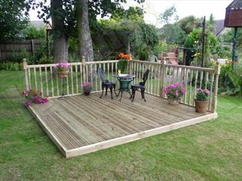 Standard Decking Kit 6m x 6m (With Handrails)