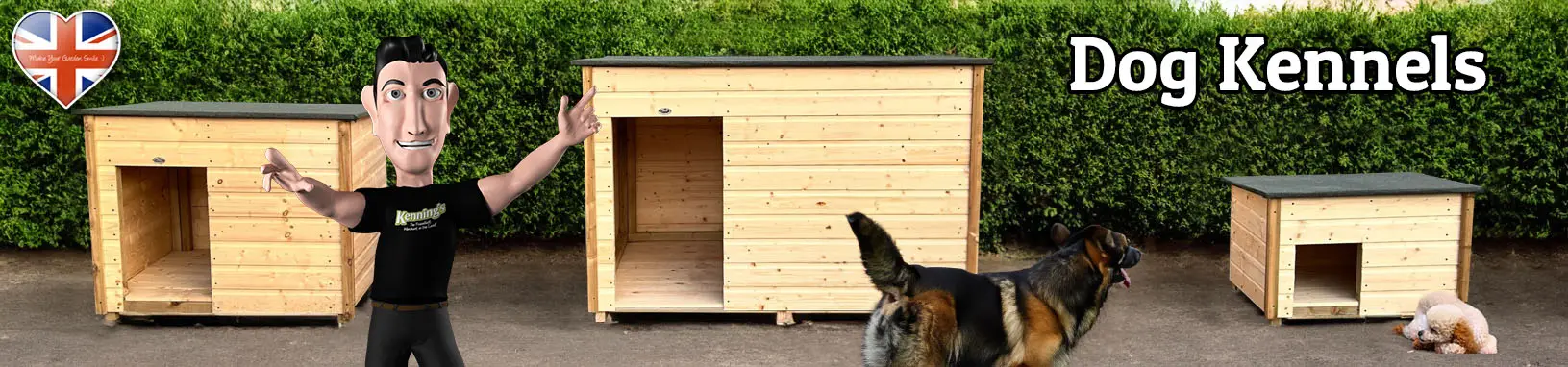 Wooden Dog Kennels