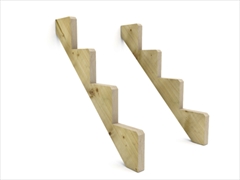 4 Step Decking Stringer - Pair Of