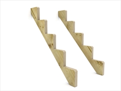 5 Step Decking Stringer - Pair Of