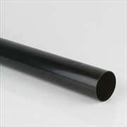 Black - 4m Downpipe 68mm Roundstyle