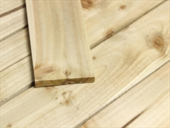 100 x 19mm (4 x 1) Tanalized Rough Sawn Timber