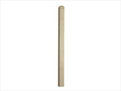 Square / Cham & Beaded Newel (90 x 90mm) Per Mtr