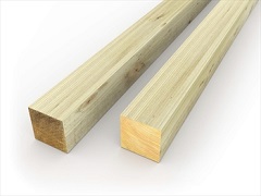3" x 3" Timber Posts
